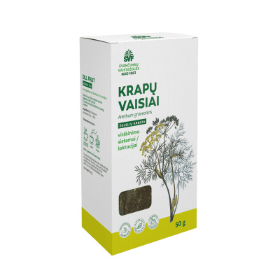 ŠVENČIONIŲ VAISTAŽOLĖS KRAPŲ VAISIAI, žolelių arbata, 50 g