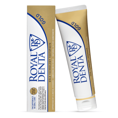 ROYAL DENTA dantų pasta su auksu GOLD 130 g