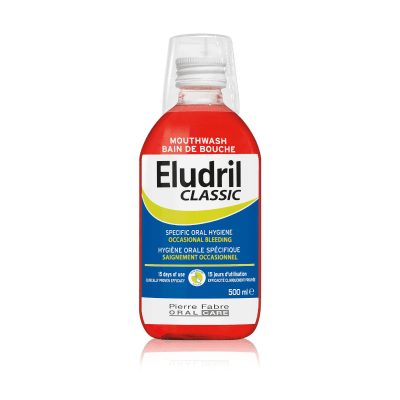 ELUDRIL burnos skalavimo skystis CLASSIC, nuo 6 m., 500ml