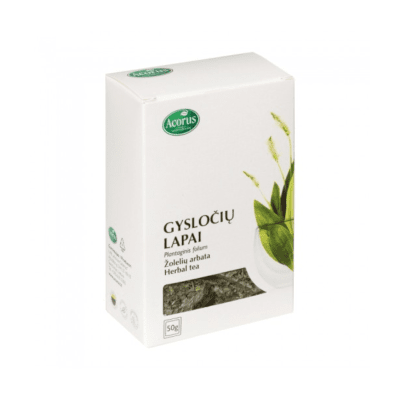 ŠVENČIONIŲ VAISTAŽOLĖS GYSLOČIŲ LAPAI, žolelių arbata, 50 g