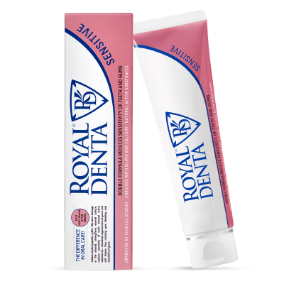 Royal Denta dantų pasta su sidabru jautriems dantims Sensitive 130 g