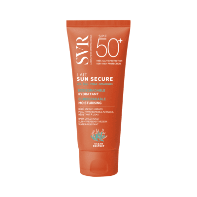 SVR drėkinamasis pienelis nuo saulės SUN SECURE LAIT, SPF50+, 100 ml