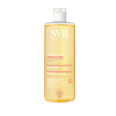 SVR TOPIALYSE HUILE LAVANTE aliejinis kūno prausiklis sausai ir atopinei odai, 400 ml