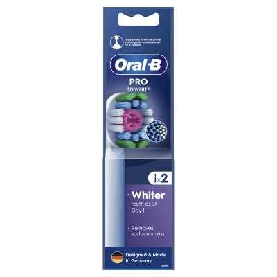 Elektrinio dantų šepetėlio galvutės ORAL-B 3D White Pro, N2