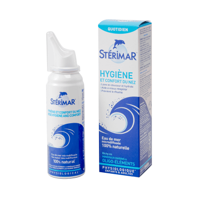 STERIMAR 100% natūralus jūros vanduo su mikroelementais ir jūros mineralais 100 ml