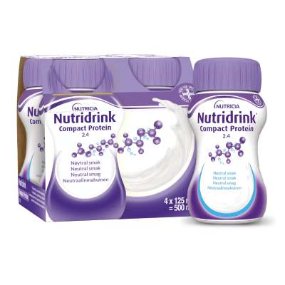 NUTRIDRINK Compact Protein neutralaus skonio, 4X125ML
