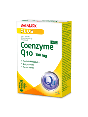 WALMARK Coenzyme Q10 MAX 100 mg kapsulės N30