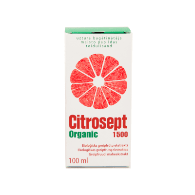 Citrosept Organic 1500 greipfrutų ekstraktas 100 ml