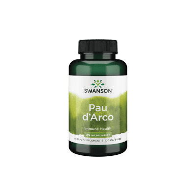 Pau D'arco 500 mg minkštosios kapsulės N100