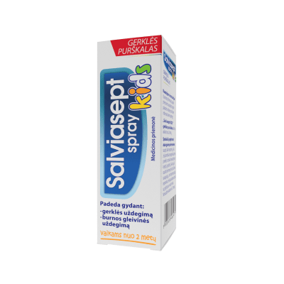 SALVIASEPT Kids gerklės purškalas 20 ml