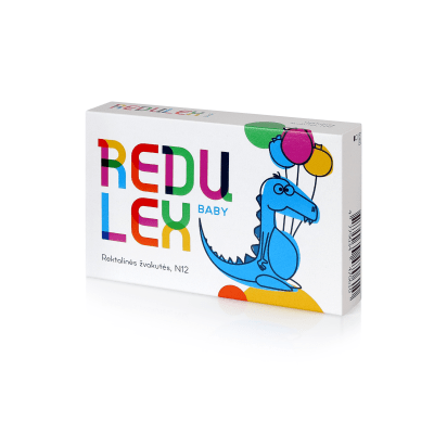 Redulex Baby rektalinės žvakutės N12