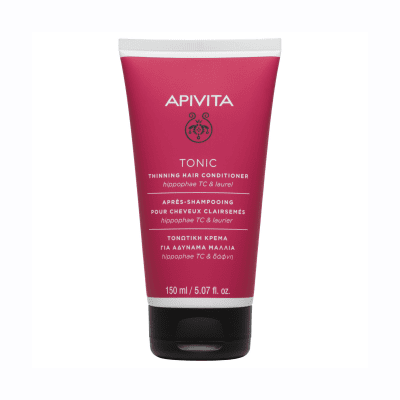 APIVITA tonizuojantis kondicionierius slenkantiems plaukams 150 ml 