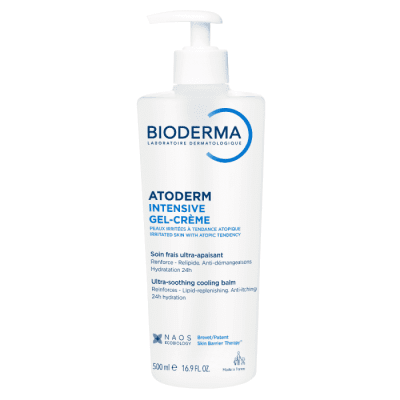 BIODERMA gelis-kremas sudirgusiai, atopiškai odai ATODERM INTENSIVE GEL-CREME, 500 ml