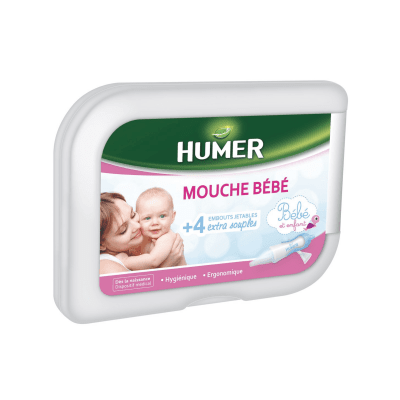 HUMER nosies gleivių aspiratorius, 1 vnt. + 4 vienkartiniai antgaliai