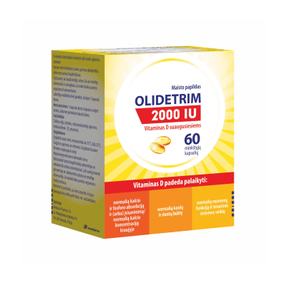 OLIDETRIM 2000TV minkštosios kapsulės N60