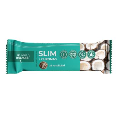 ACORUS BALANCE užkandis svorio kontrolei su chromu SLIM, 5 vnt.