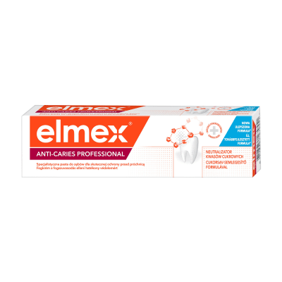 ELMEX dantų pasta apsaugai nuo ėduonies ANTI-CARIES PROFESSIONAL ADVANCED PROTECTION, nuo 7 metų, 75 ml