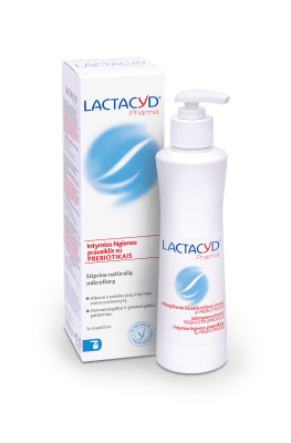 LACTACYD Pharma intymios higienos prausiklis su prebiotikais 250 ml