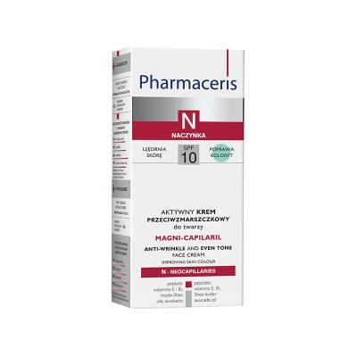PHARMACERIS N MAGNI CAPILARIL nuo raukšlių, SPF10, 50ml