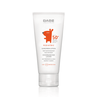 BABĒ apsauginis losjonas nuo saulės vaikams PEDIATRIC SPF50+, 100 ml