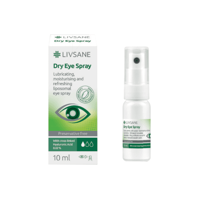 LIVSANE akių purškalas be konservantų DRY EYE 10 ml