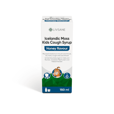 LIVSANE sirupas nuo kosulio vaikams 150 ml