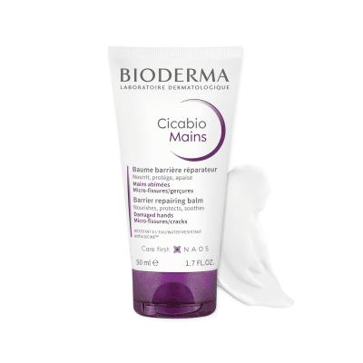 BIODERMA atkuriamasis rankų balzamas CICABIO MAINS 50 ml
