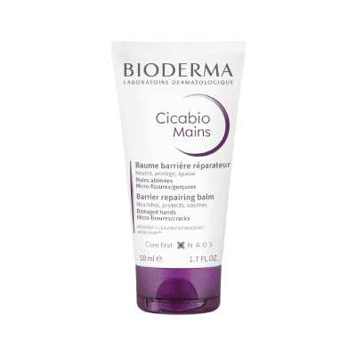 BIODERMA atkuriamasis rankų balzamas CICABIO MAINS, 50 ml