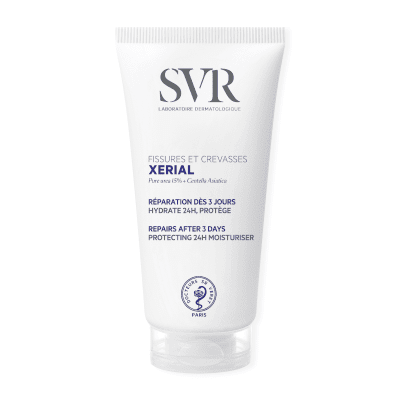 SVR XERIAL FISSURES CREVASSES kremas suskeldėjusiai ir sustorėjusiai pėdų odai prižiūrėti, 50 ml