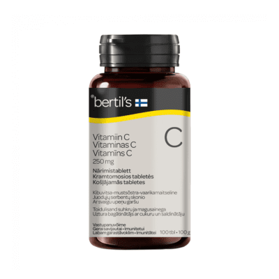 Bertil’s Vitaminas C 250 mg tabletės N100
