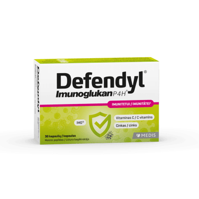 Defendyl Imunoglukan P4H kapsulės N30
