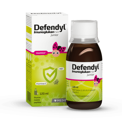 Defendyl Imunoglukan P4H Junior skystis 120 ml