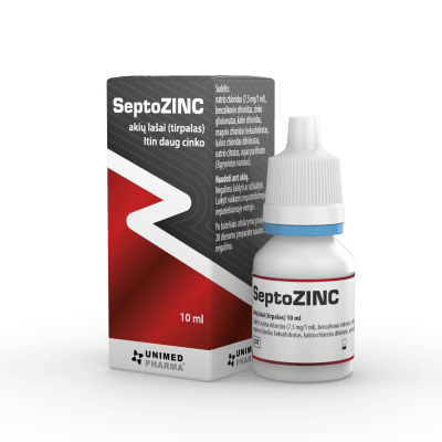 SEPTOZINC AKIŲ LAŠAI 10 ml