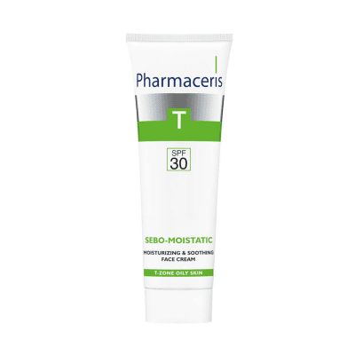 PHARMACERIS T raminamasis kremas SEBO MOISTATIC SPF30, 50 ml