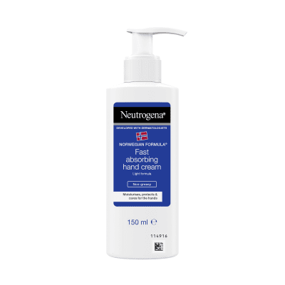 NEUTROGENA lengvai įsigeriantis rankų kremas, su pompa 150 ml