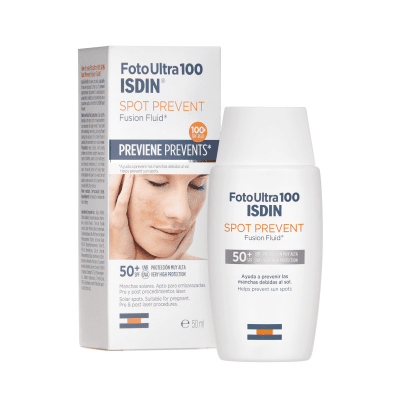 ISDIN apsauginė emulsija veidui nuo pigmentinių dėmių FotoUltra 100, 50 ml