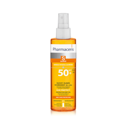 PHARMACERIS S purškiamas aliejus SPF50+, 200 ml