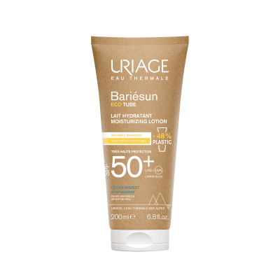 Uriage drėkinantis pienelis veidui ir kūnui Bariesun SPF50+, 200 ml