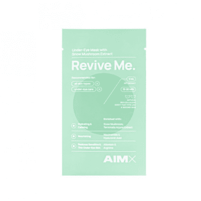 AIMX drėkinanti ir gaivinanti paakių kaukė su hialuronu REVIVE ME 5 ml