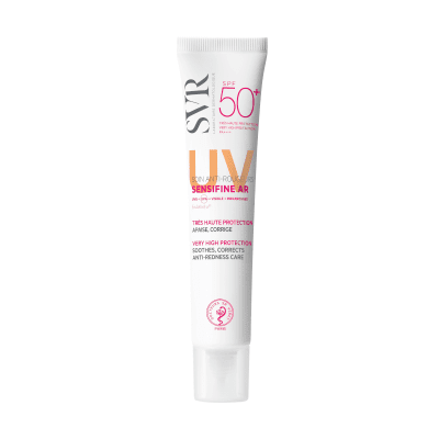 SVR SENSIFINE AR CREME SPF50+ veido kremas nuo saulės raustančiai, jautriai odai, 40 ml