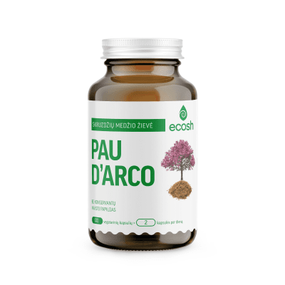 ECOSH kapsulės PAU D'ARCO N100