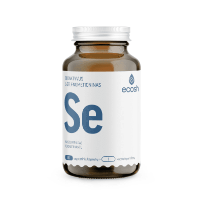 ECOSH bioaktyvus Selenas 150μg kapsulės N90