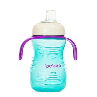 Baboo gertuvė su silikoniniu snapeliu, 260ml, 6+ mėn, mint