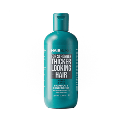 HAIRBURST stiprinamasis plaukų šampūnas ir kondicionierius vyrams MEN 2-IN-1, 350 ml