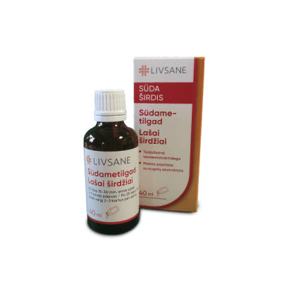 LIVSANE lašai širdžiai 40ml