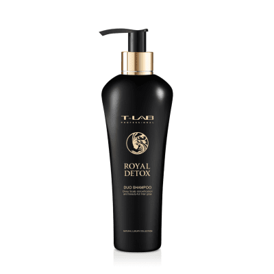 T-LAB Professional detoksikuojantis plaukų šampūnas ROYAL DETOX DUO 300 ml 