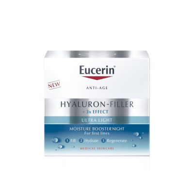 EUCERIN drėkinantis naktinis kremas HYALURON BOOSTER 50 ml