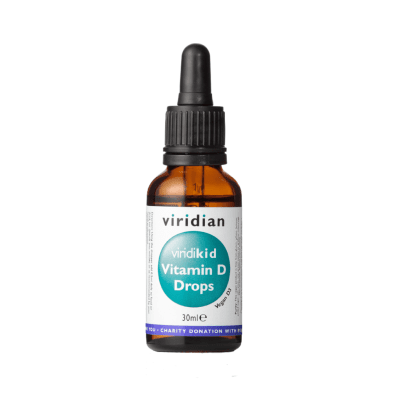 VIRIDIAN skystas vitaminas D3 vaikams 