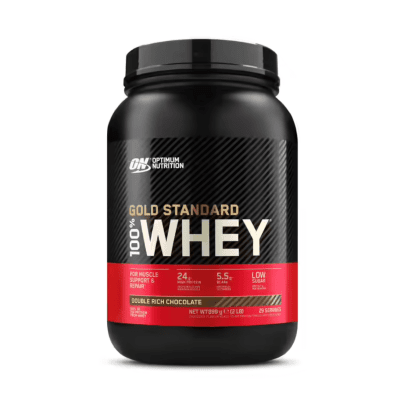 OPTIMUM NUTRITION ON baltymai GOLD STANDART 100%, Whey Double Chocolate 899 g