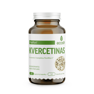ECOSH kvercetinas FlaviPure su vitamino C kompleksu PureWay-C N40